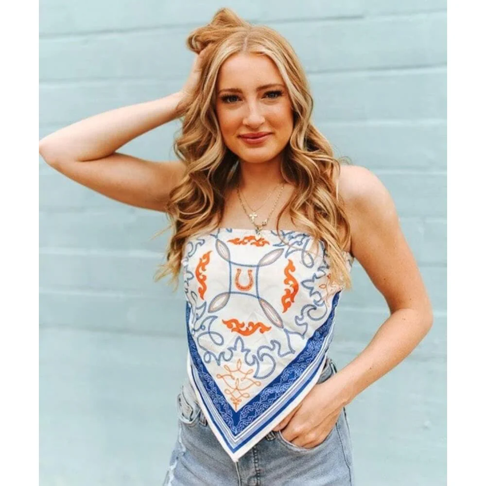 Womens Short Sleeve Western Tops